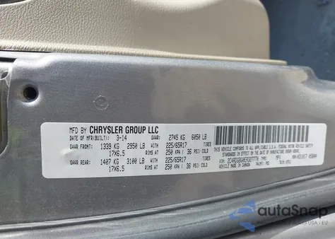 2014 Dodge Grand Caravan Se from USA, damaged, VIN 2C4RDGBG0ER327770